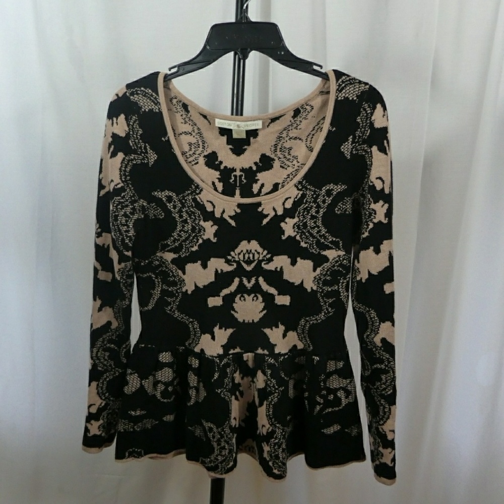 Boston Proper Peplum Sweater